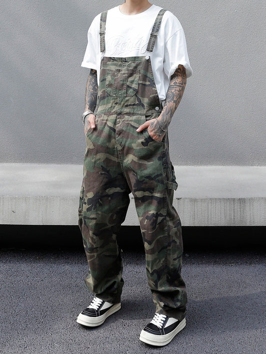 Men's Multi-Pocket Camouflage Printed Denim Overalls - Cotton, Non-Elastic, Machine Washable - Ideal for Casual Outings - FitHealthHavenFitHealthHavenFitHealthHaven14:175Camouflage Color;5:100014064Camouflage ColorSMen's Multi-Pocket Camouflage Printed Denim Overalls - Cotton, Non-Elastic, Machine Washable - Ideal for Casual Outings