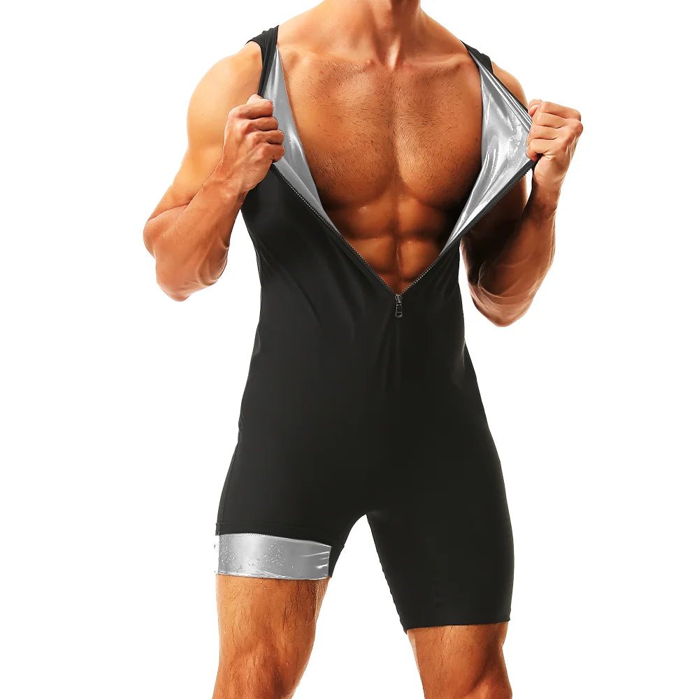 Men’s Sauna Suit Sweat Heat Trapping Workout Fat Burning Vest Belly Slimming Bodysuits Tank Tops Waist Trainer Fitness Corset - FitHealthHavenFitHealthHavenFitHealthHaven14:771Inner Silver;5:100014064Inner SilverSMen’s Sauna Suit Sweat Heat Trapping Workout Fat Burning Vest Belly Slimming Bodysuits Tank Tops Waist Trainer Fitness Corset