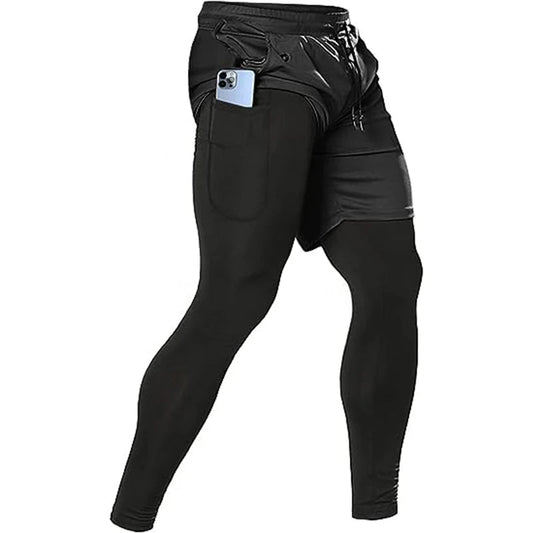 Men's Sport Pants 2 in1 Training Athletic Tracksuits Sportswear Workout Male Jogging Trousers Gym Fitness Running Pants Men - FitHealthHavenFitHealthHavenFitHealthHaven14:173Navy;5:361385L(60-70kg)NavyL(60-70kg)Men's Sport Pants 2 in1 Training Athletic Tracksuits Sportswear Workout Male Jogging Trousers Gym Fitness Running Pants Men