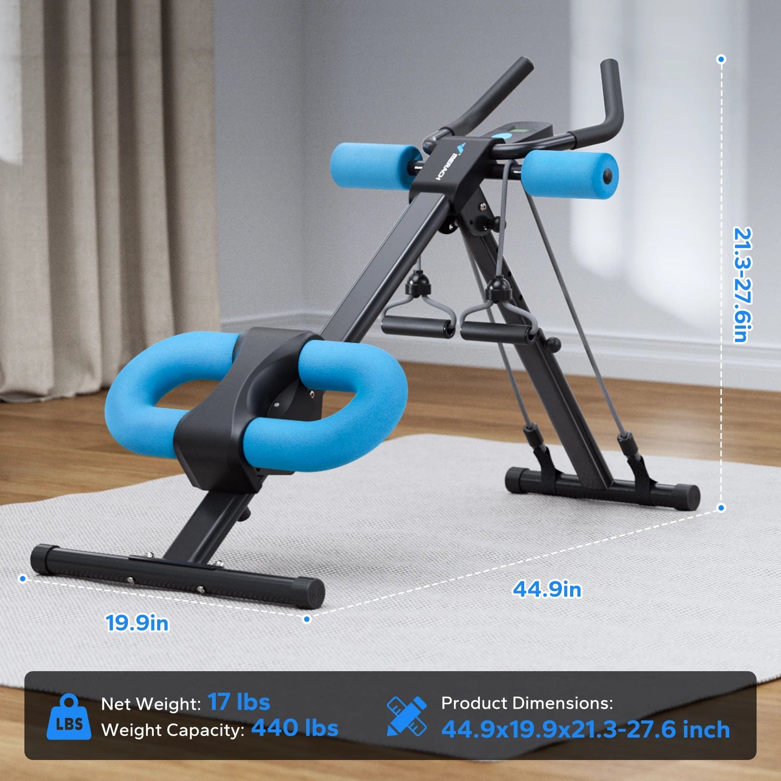 MERACH Ab Machine Adjustable Trainer Workout Foldable Knee Protection Abdominal Exercise Machine Core Ab Exercise System Trainer - FitHealthHavenFitHealthHavenFitHealthHaven14:1732314B;200007763:2013361062314BUnited StatesMERACH Ab Machine Adjustable Trainer Workout Foldable Knee Protection Abdominal Exercise Machine Core Ab Exercise System Trainer