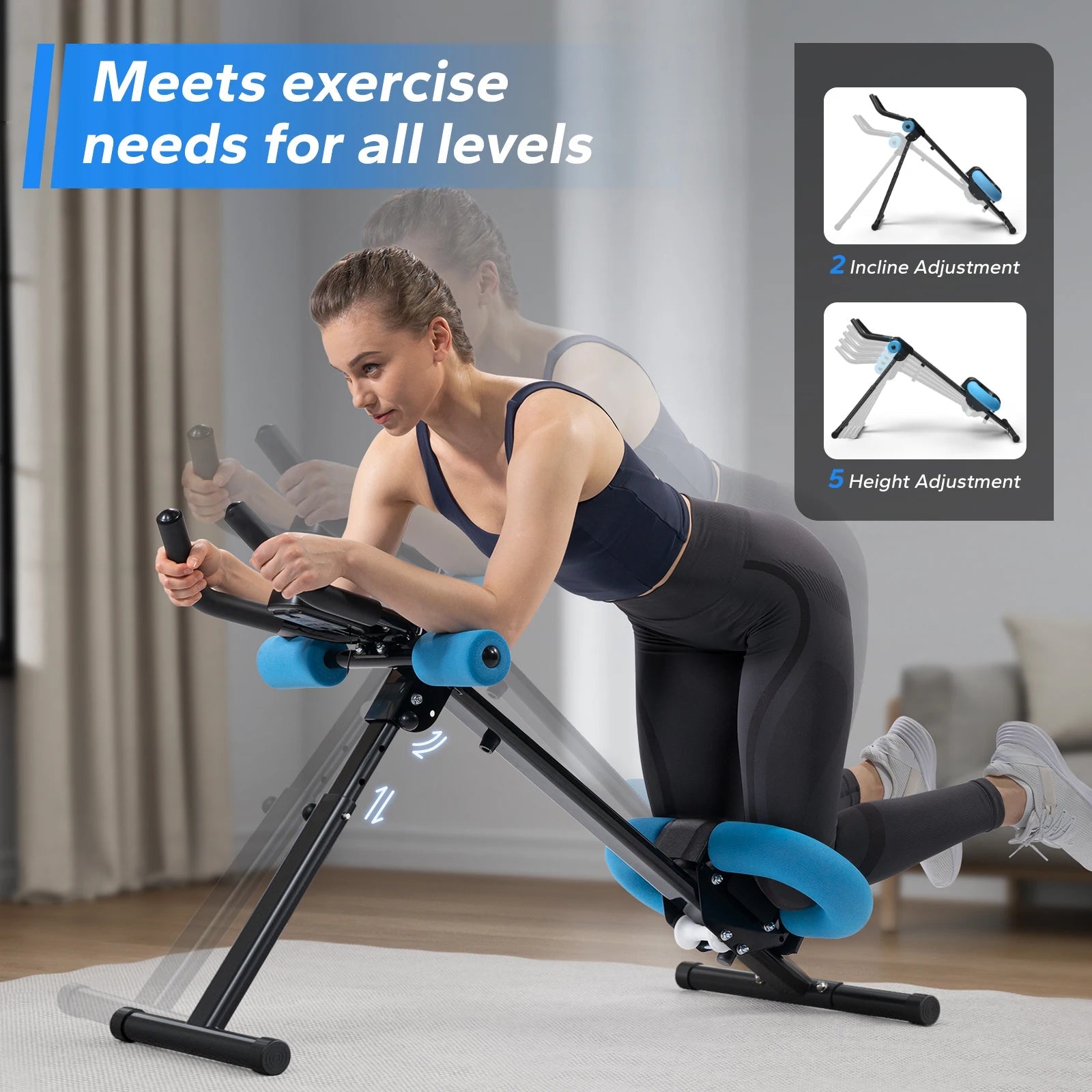 MERACH Ab Machine Adjustable Trainer Workout Foldable Knee Protection Abdominal Exercise Machine Core Ab Exercise System Trainer - FitHealthHavenFitHealthHavenFitHealthHaven14:1732314B;200007763:2013361062314BUnited StatesMERACH Ab Machine Adjustable Trainer Workout Foldable Knee Protection Abdominal Exercise Machine Core Ab Exercise System Trainer