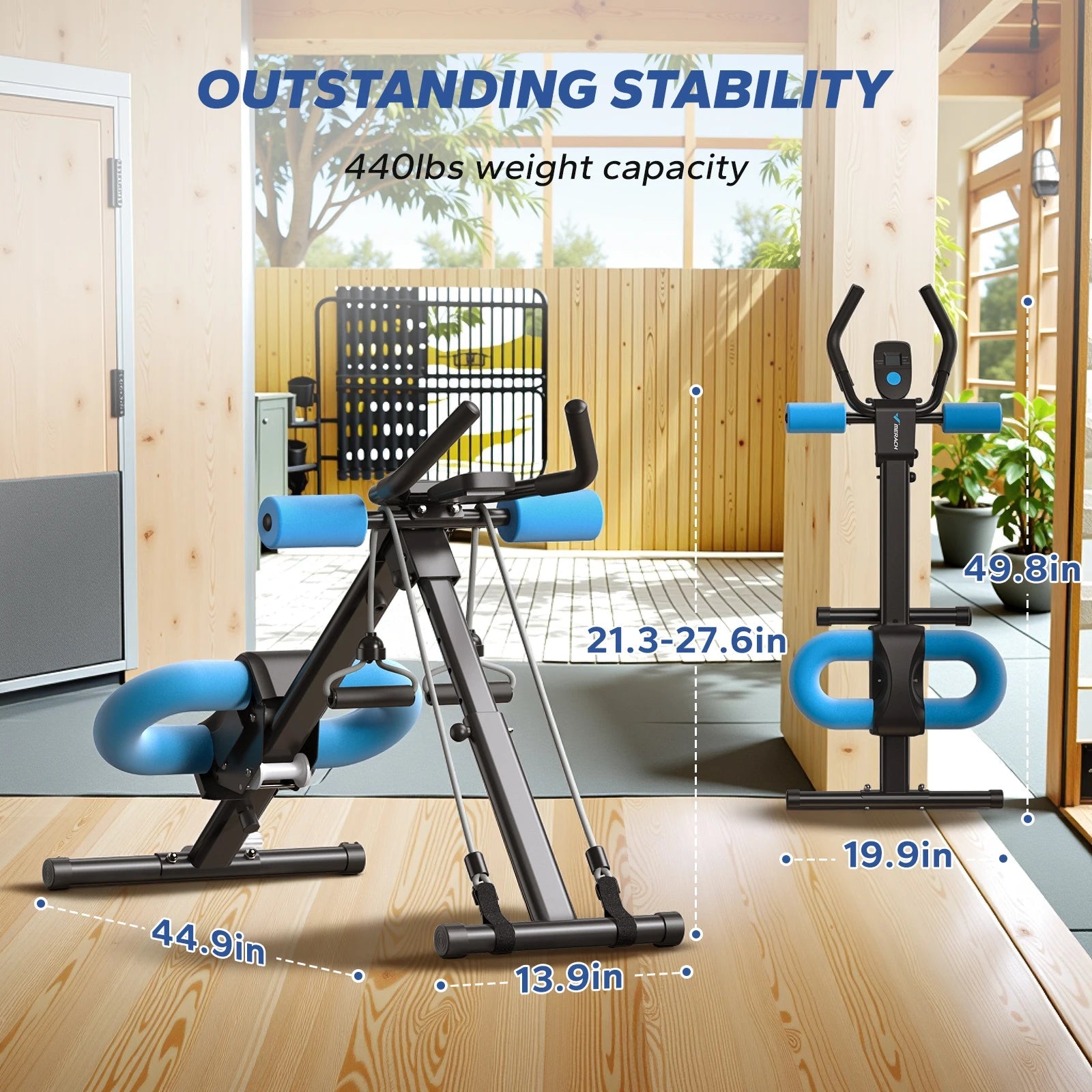 MERACH Ab Machine Adjustable Trainer Workout Foldable Knee Protection Abdominal Exercise Machine Core Ab Exercise System Trainer - FitHealthHavenFitHealthHavenFitHealthHaven14:1732314B;200007763:2013361062314BUnited StatesMERACH Ab Machine Adjustable Trainer Workout Foldable Knee Protection Abdominal Exercise Machine Core Ab Exercise System Trainer