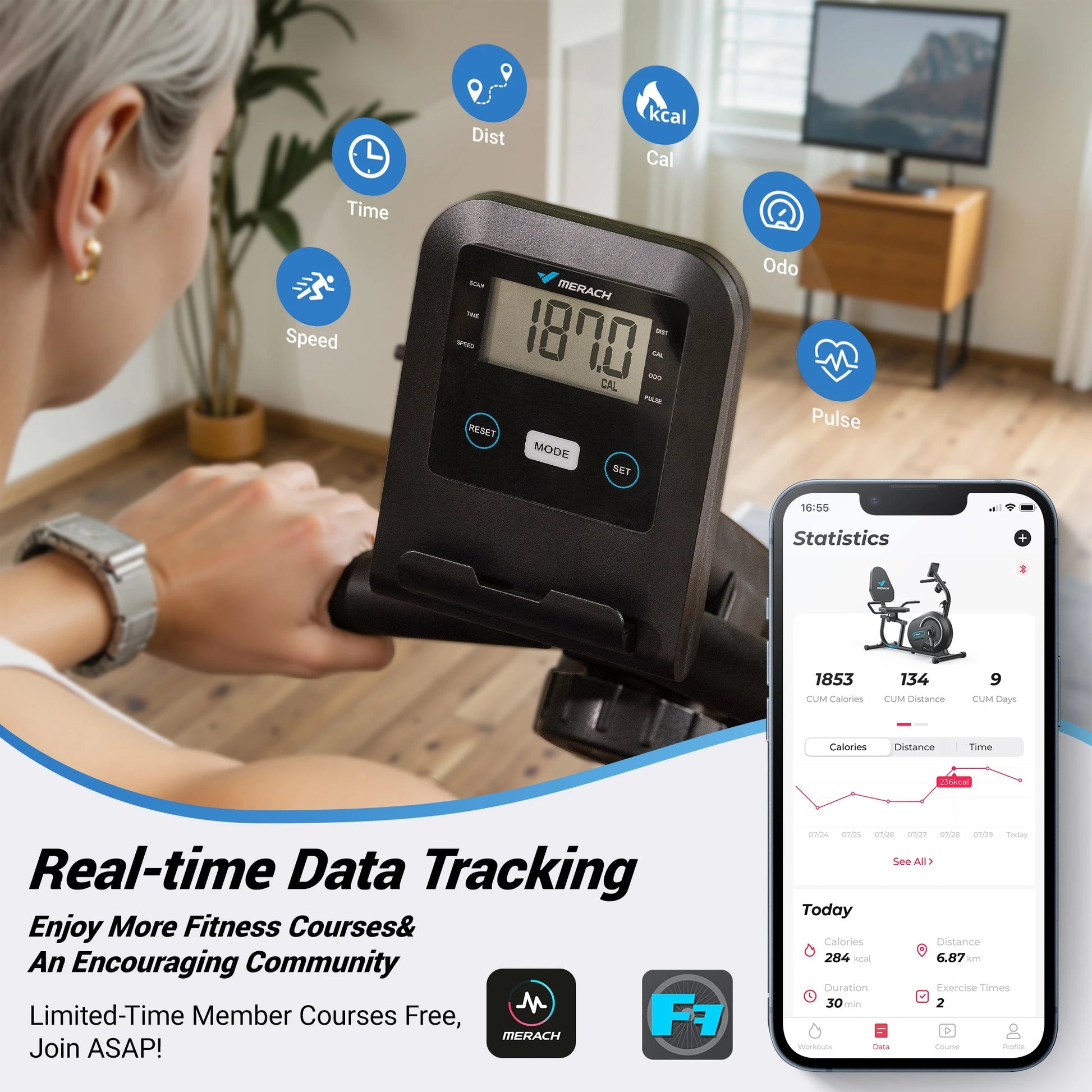 MERACH Recumbent Exercise Bike for Home Smart Bluetooth Exclusive App Connectivity LCD Heart Rate Handle Magnetic Recumbent Bike - FitHealthHavenFitHealthHavenFitHealthHaven14:193S08 Recumbent;200007763:201336106S08 RecumbentUnited StatesMERACH Recumbent Exercise Bike for Home Smart Bluetooth Exclusive App Connectivity LCD Heart Rate Handle Magnetic Recumbent Bike
