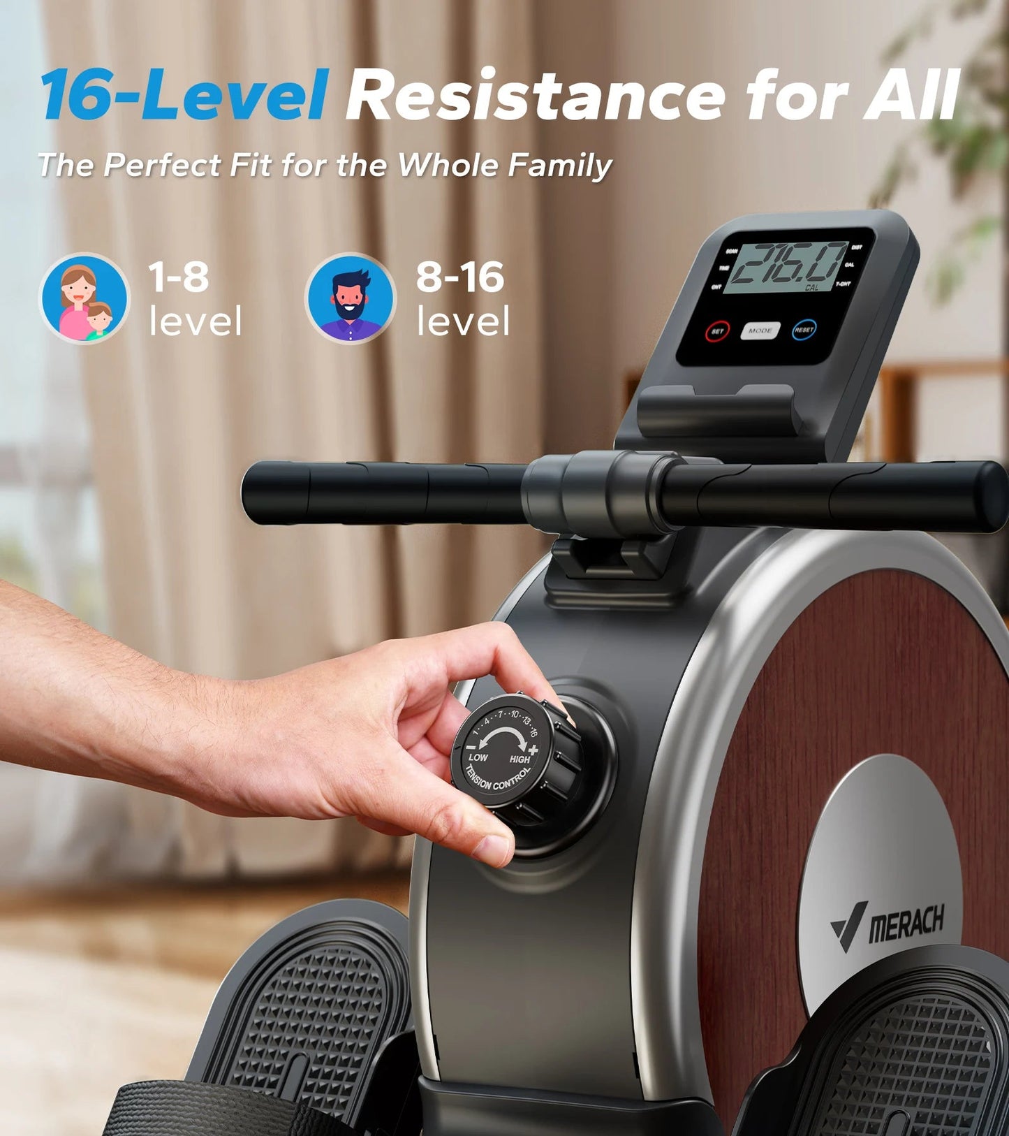 MERACH Rowing Machine Magnetic Rower Machine for Home 16 Levels Quiet Resistance Dual Slide Rail Max 350lb Weight Capacity R02 - FitHealthHavenFitHealthHavenFitHealthHaven14:29Q1SW Magnetic;200007763:201336106Q1SW MagneticUnited StatesMERACH Rowing Machine Magnetic Rower Machine for Home 16 Levels Quiet Resistance Dual Slide Rail Max 350lb Weight Capacity R02