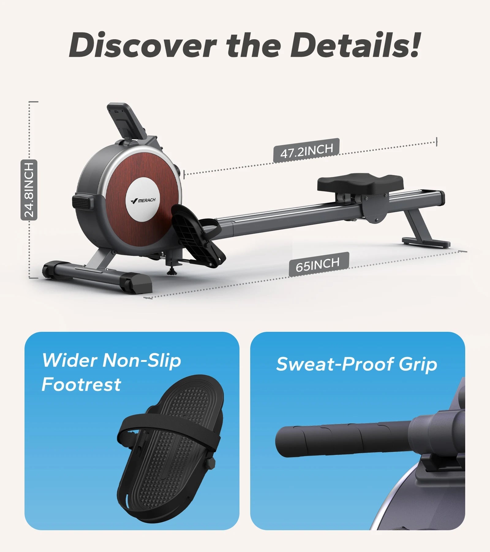 MERACH Rowing Machine Magnetic Rower Machine for Home 16 Levels Quiet Resistance Dual Slide Rail Max 350lb Weight Capacity R02 - FitHealthHavenFitHealthHavenFitHealthHaven14:29Q1SW Magnetic;200007763:201336106Q1SW MagneticUnited StatesMERACH Rowing Machine Magnetic Rower Machine for Home 16 Levels Quiet Resistance Dual Slide Rail Max 350lb Weight Capacity R02