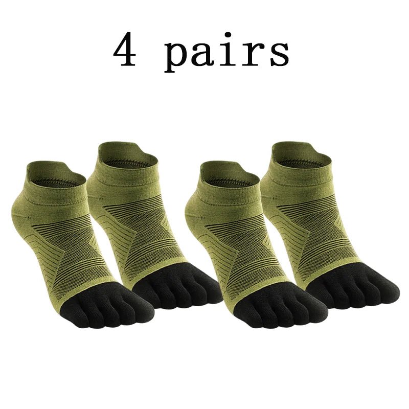 Merino Wool Hiking Socks Thermal Warm Moisture Absorption Toe Socks For Ski Climbing Running Breathable Thick Sport Toe Socks - FitHealthHavenFitHealthHavenFitHealthHaven14:3508534 pairs green;5:3613864 pairs greenMMerino Wool Hiking Socks Thermal Warm Moisture Absorption Toe Socks For Ski Climbing Running Breathable Thick Sport Toe Socks