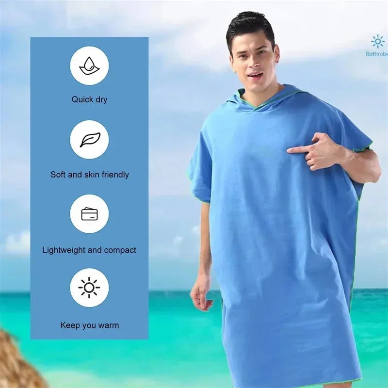 Microfiber Hooded Towel Men Women for Swim Beach Travel Quick Dry Changing Robe Cape Bath Towel Bathrobe Surf Poncho Sauna Play - FitHealthHavenFitHealthHavenFitHealthHaven14:350853PinkPinkMicrofiber Hooded Towel Men Women for Swim Beach Travel Quick Dry Changing Robe Cape Bath Towel Bathrobe Surf Poncho Sauna Play