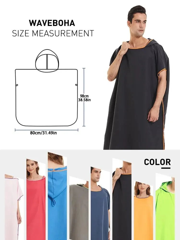 Microfiber Hooded Towel Men Women for Swim Beach Travel Quick Dry Changing Robe Cape Bath Towel Bathrobe Surf Poncho Sauna Play - FitHealthHavenFitHealthHavenFitHealthHaven14:350853PinkPinkMicrofiber Hooded Towel Men Women for Swim Beach Travel Quick Dry Changing Robe Cape Bath Towel Bathrobe Surf Poncho Sauna Play