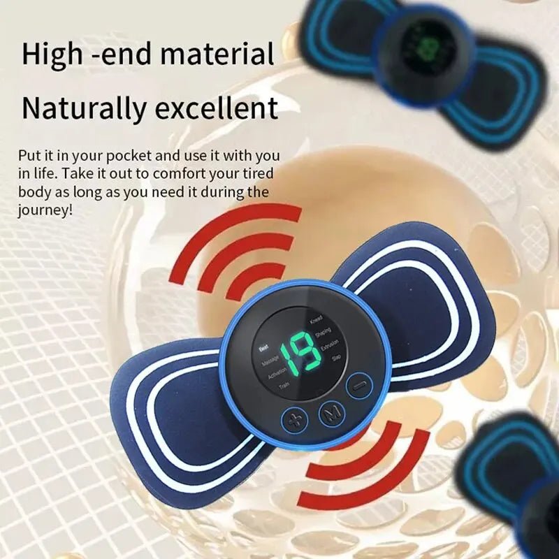 Mini Neck Massager Portable Electric Intelligent Patch for Back and Shoulder Massager With Pad and Remote - FitHealthHavenFitHealthHavenFitHealthHaven14:200002130With Remote and PadWith Remote and PadMini Neck Massager Portable Electric Intelligent Patch for Back and Shoulder Massager With Pad and Remote