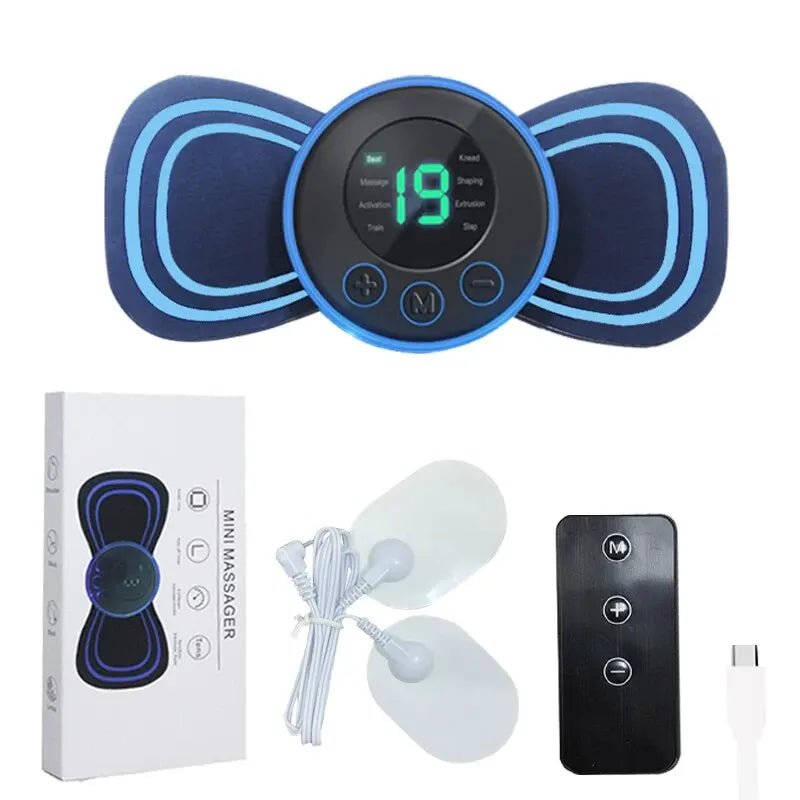 Mini Neck Massager Portable Electric Intelligent Patch for Back and Shoulder Massager With Pad and Remote - FitHealthHavenFitHealthHavenFitHealthHaven14:200002130With Remote and PadWith Remote and PadMini Neck Massager Portable Electric Intelligent Patch for Back and Shoulder Massager With Pad and Remote