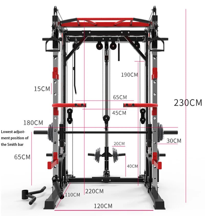 MIYAUP-Multifunctional Weightlifting Sport Equipment, Smith Machine, Cable Crossover, Fitness Frame - FitHealthHavenFitHealthHavenFitHealthHaven14:10MY-067MY-067MIYAUP-Multifunctional Weightlifting Sport Equipment, Smith Machine, Cable Crossover, Fitness Frame