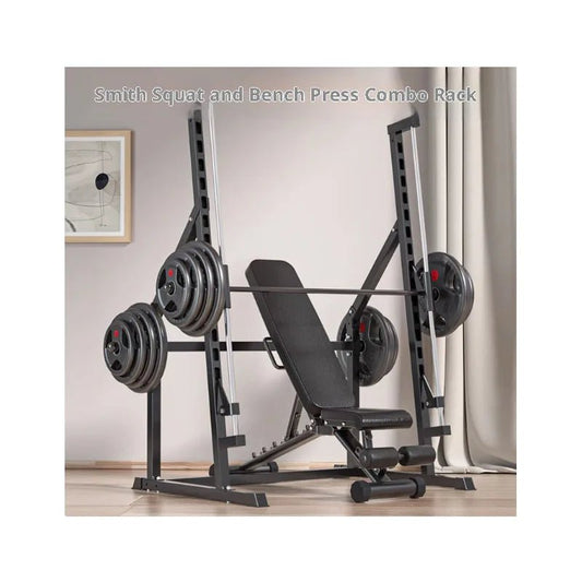 Multi functional bench press, barbell, squat stand, Smith equipment, weightlifting bed, multifunctional all-in-one machine - FitHealthHavenFitHealthHavenFitHealthHaven<none>Multi functional bench press, barbell, squat stand, Smith equipment, weightlifting bed, multifunctional all-in-one machine
