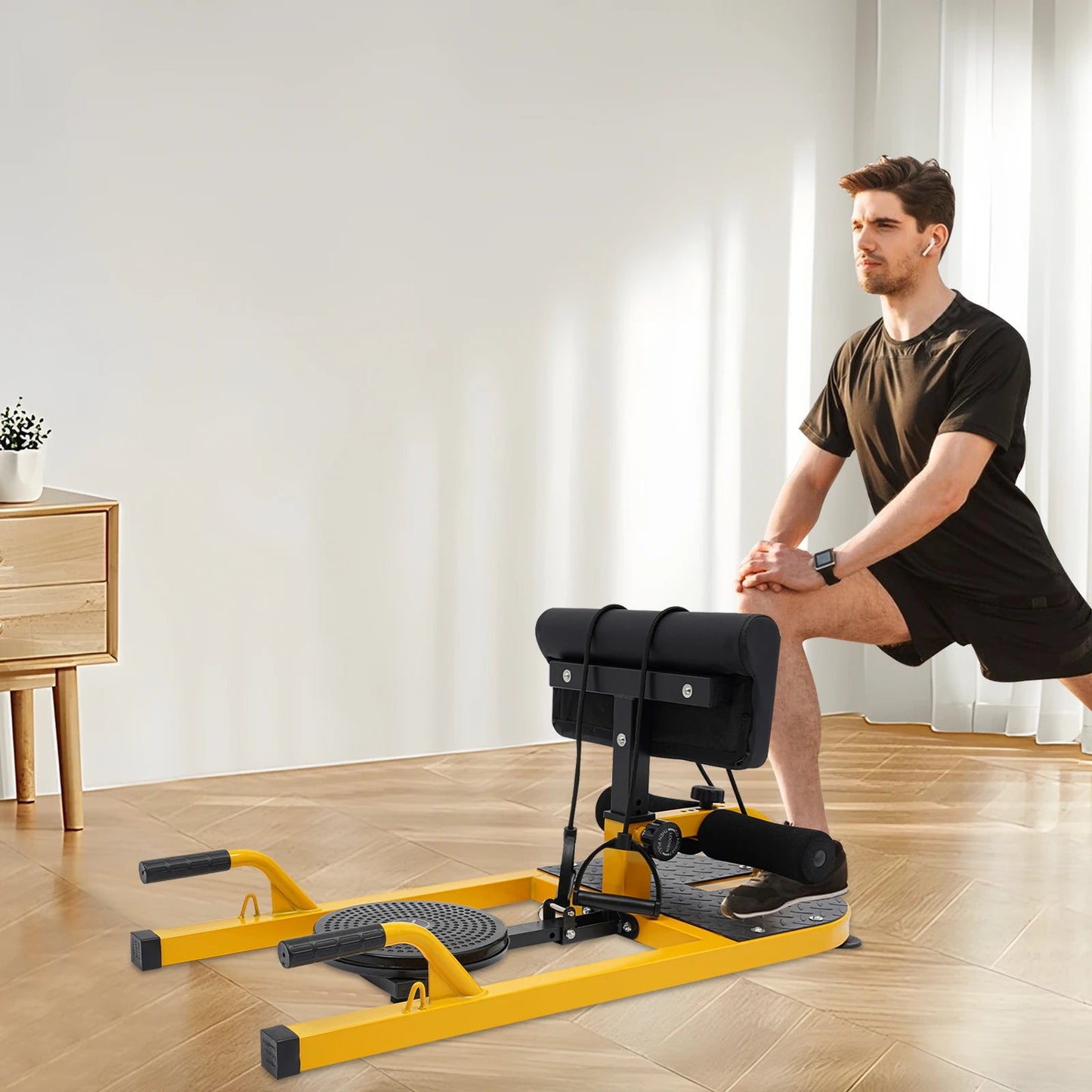 Multi-functional Deep Squat Trainer Adjustable Back Support & Detachable Leg Hook Heavy-duty High-strength Steel Construction Anti-shake Stable Workout Machine For All Fitness Levels Leg Glute Thigh Muscle Building Home Fitne - FitHealthHavenFitHealthHavenFitHealthHaven14:366;200007763:201336106United StatesYELLOWMulti-functional Deep Squat Trainer Adjustable Back Support & Detachable Leg Hook Heavy-duty High-strength Steel Construction Anti-shake Stable Workout Machine For All Fitness Levels Le