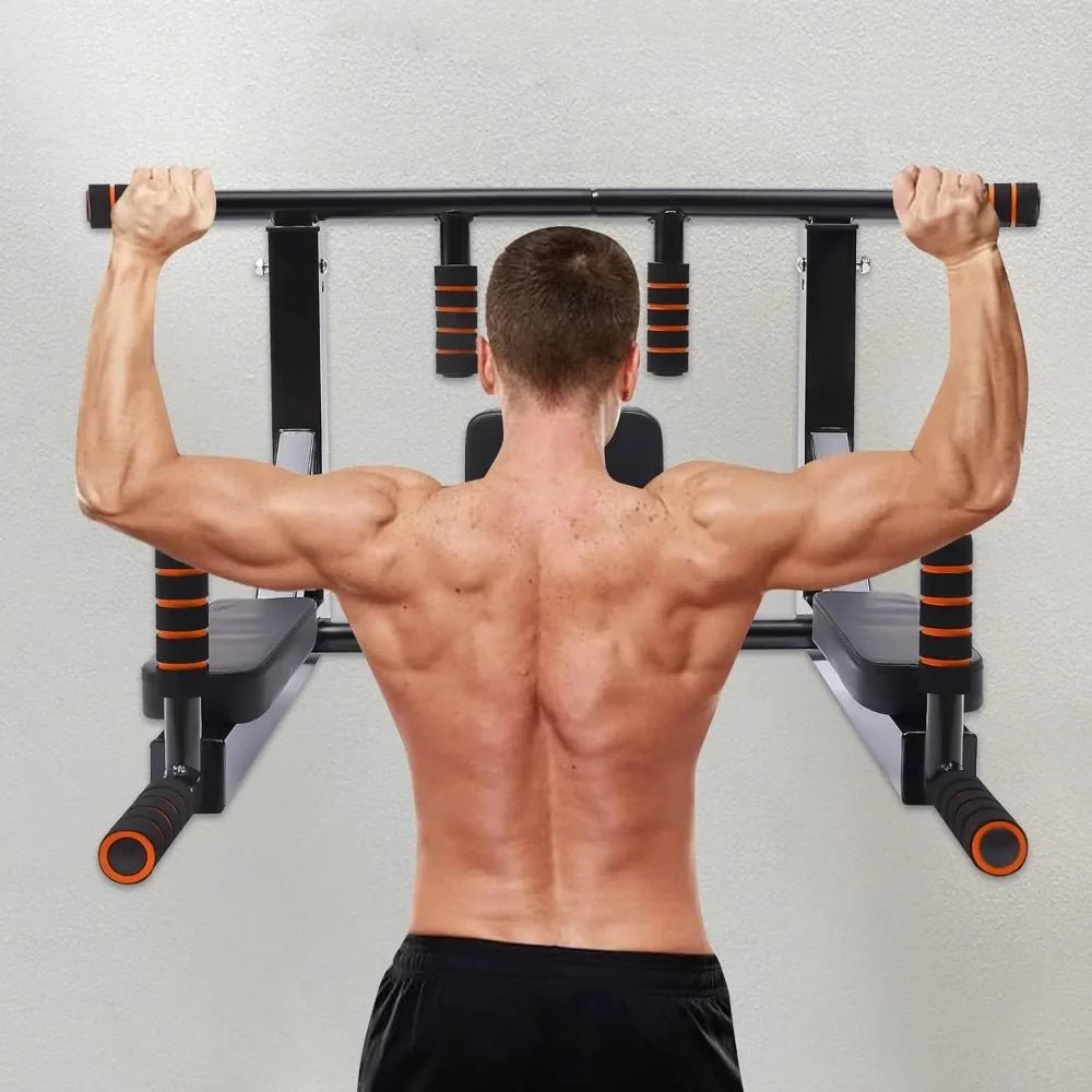 Multi-grip Wall Mount Pull-up Bar Dip Station Home Fitness Equipment Gym and Fitness Heavy - FitHealthHavenFitHealthHavenFitHealthHaven14:193;200007763:201336106blackUnited StatesMulti-grip Wall Mount Pull-up Bar Dip Station Home Fitness Equipment Gym and Fitness Heavy