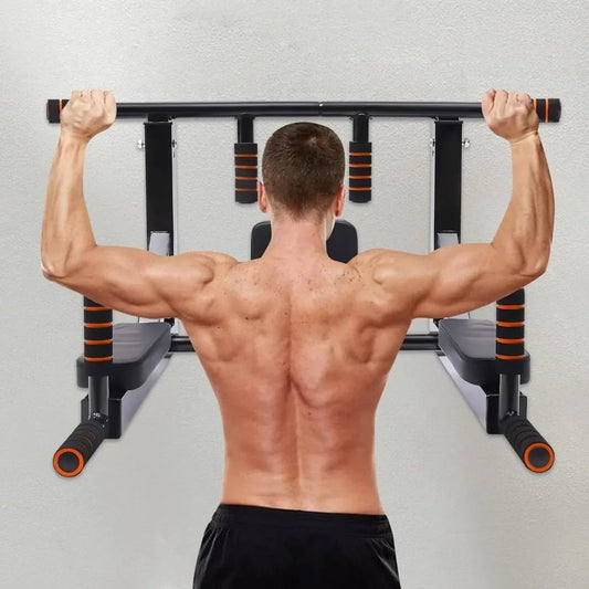 Multi-grip Wall Mount Pull-up Bar Dip Station Home Fitness Equipment Gym and Fitness Heavy - FitHealthHavenFitHealthHavenFitHealthHaven14:193;200007763:201336106blackUnited StatesMulti-grip Wall Mount Pull-up Bar Dip Station Home Fitness Equipment Gym and Fitness Heavy