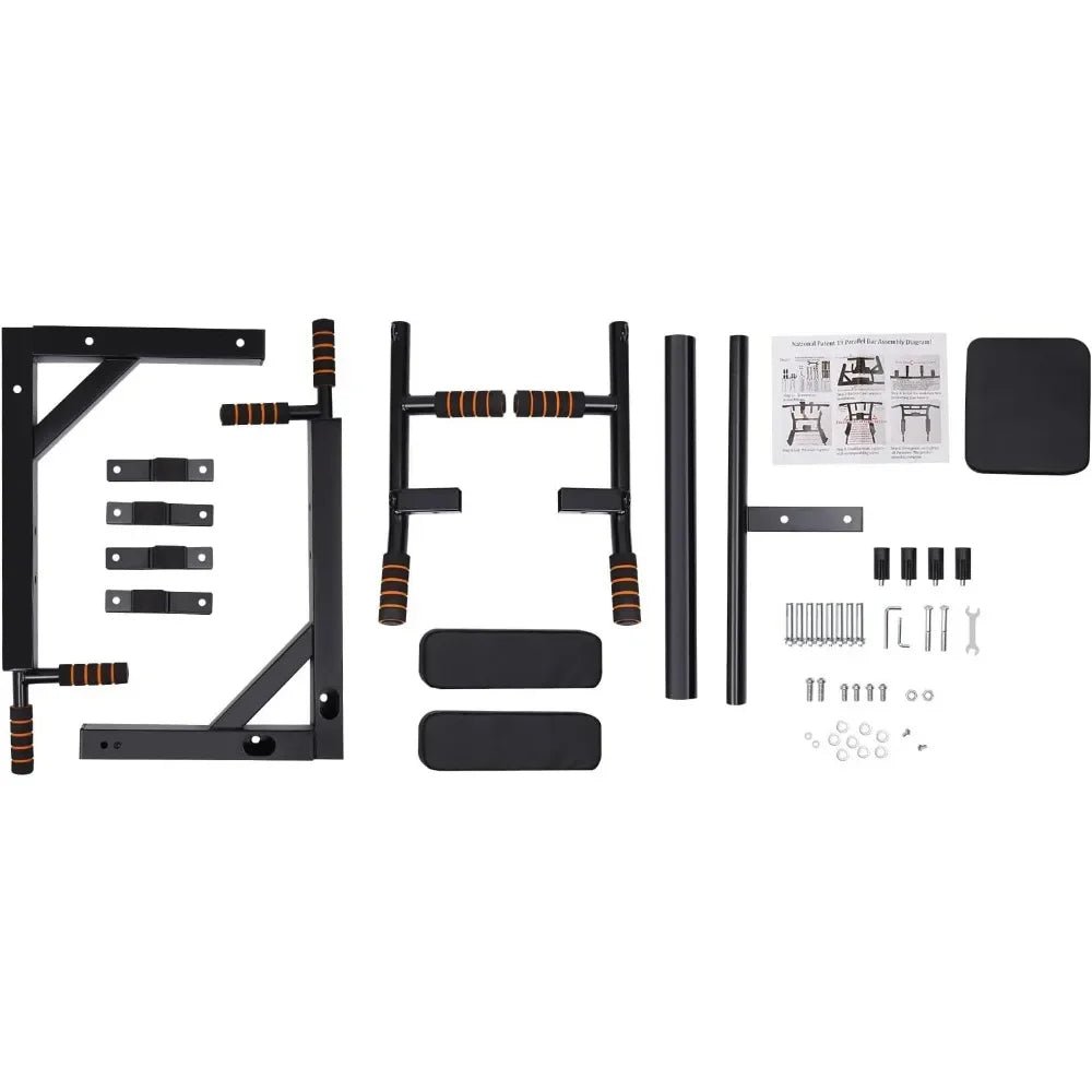 Multi-grip Wall Mount Pull-up Bar Dip Station Home Fitness Equipment Gym and Fitness Heavy - FitHealthHavenFitHealthHavenFitHealthHaven14:193;200007763:201336106blackUnited StatesMulti-grip Wall Mount Pull-up Bar Dip Station Home Fitness Equipment Gym and Fitness Heavy