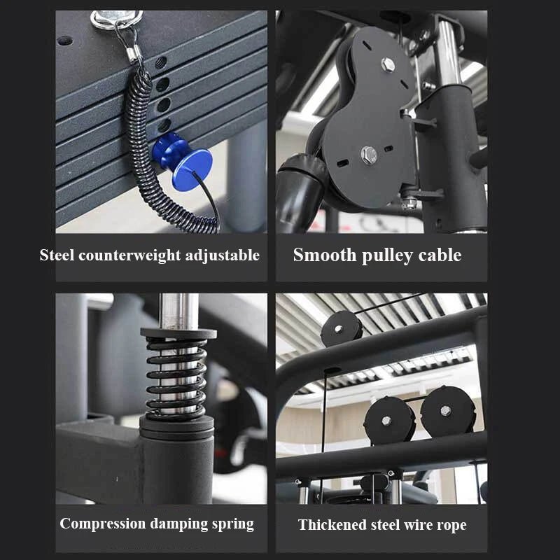 Multifunction Smith Machine Gymnasium Commercial Gantry Squat Frame Household Push Machine Smith Comprehensive Trainer - FitHealthHavenFitHealthHavenFitHealthHaven14:175938A938AMultifunction Smith Machine Gymnasium Commercial Gantry Squat Frame Household Push Machine Smith Comprehensive Trainer