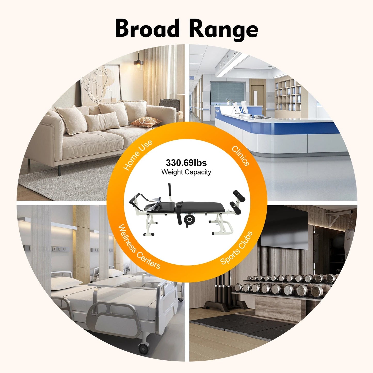 Multifunctional Cervical Lumbar Traction Bed Portable Spine Stretcher Traction Device Floor Standing Neck Stretcher Capacity 150kg Load Adjustable Length (150-190cm) for Home Use, Rehabilitation Centers, Clinics, Hospitals - FitHealthHavenFitHealthHavenFitHealthHaven14:193;200007763:201336106blackUnited StatesMultifunctional Cervical Lumbar Traction Bed Portable Spine Stretcher Traction Device Floor Standing Neck Stretcher Capacity 150kg Load Adjustable Length (150-190cm) for Home Use, Rehabilit