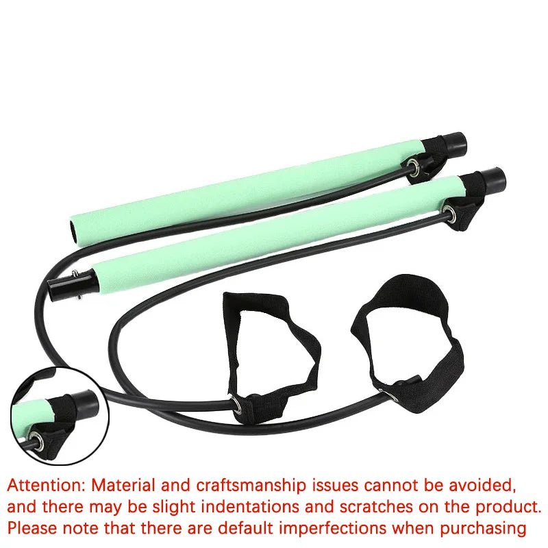 Multifunctional Pilates Bar Combination Fitness Bar Yoga Chest Expansion Tension Rope Back Trainer Elastic Rope Stretching Belt - FitHealthHavenFitHealthHavenFitHealthHaven14:365458GreenGreenMultifunctional Pilates Bar Combination Fitness Bar Yoga Chest Expansion Tension Rope Back Trainer Elastic Rope Stretching Belt