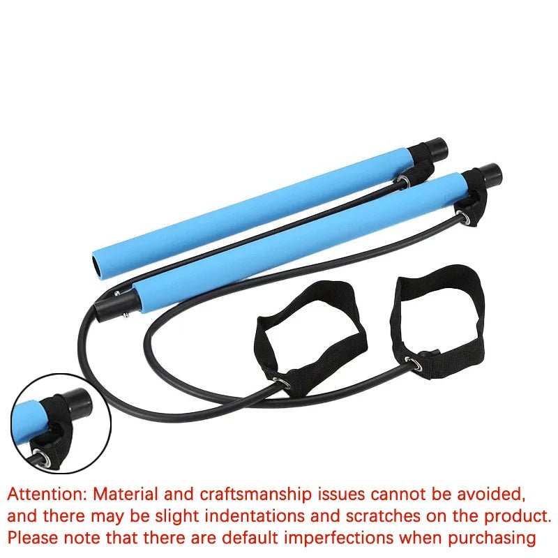 Multifunctional Pilates Bar Combination Fitness Bar Yoga Chest Expansion Tension Rope Back Trainer Elastic Rope Stretching Belt - FitHealthHavenFitHealthHavenFitHealthHaven14:350850BlueBlueMultifunctional Pilates Bar Combination Fitness Bar Yoga Chest Expansion Tension Rope Back Trainer Elastic Rope Stretching Belt