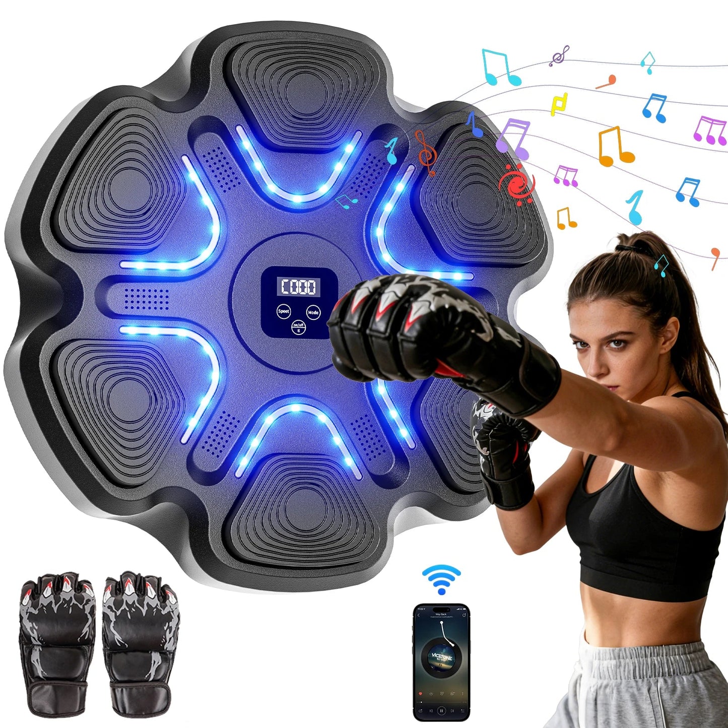 Music Boxing Machine for Adults and Kids, Smart Bluetooth Boxing Training Equipment with Gloves for Home,Office and Gym - FitHealthHavenFitHealthHavenFitHealthHaven14:193;200007763:201336106blackUnited StatesMusic Boxing Machine for Adults and Kids, Smart Bluetooth Boxing Training Equipment with Gloves for Home,Office and Gym