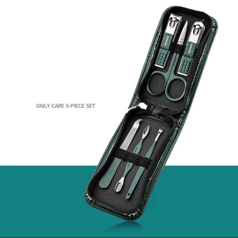 Nail Scissors Set Household High End Mens And Womens Special Nail Clippers Manicure Beauty Tools 6 Piece Portable Household - FitHealthHavenFitHealthHavenFitHealthHaven14:175green 6piece setgreen 6piece setNail Scissors Set Household High End Mens And Womens Special Nail Clippers Manicure Beauty Tools 6 Piece Portable Household
