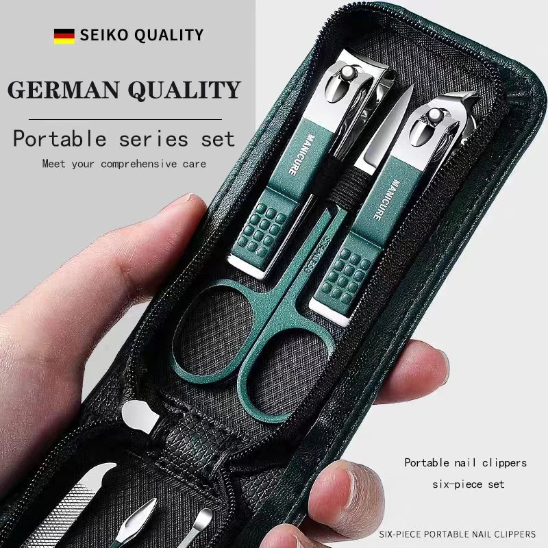 Nail Scissors Set Household High End Mens And Womens Special Nail Clippers Manicure Beauty Tools 6 Piece Portable Household - FitHealthHavenFitHealthHavenFitHealthHaven14:175green 6piece setgreen 6piece setNail Scissors Set Household High End Mens And Womens Special Nail Clippers Manicure Beauty Tools 6 Piece Portable Household