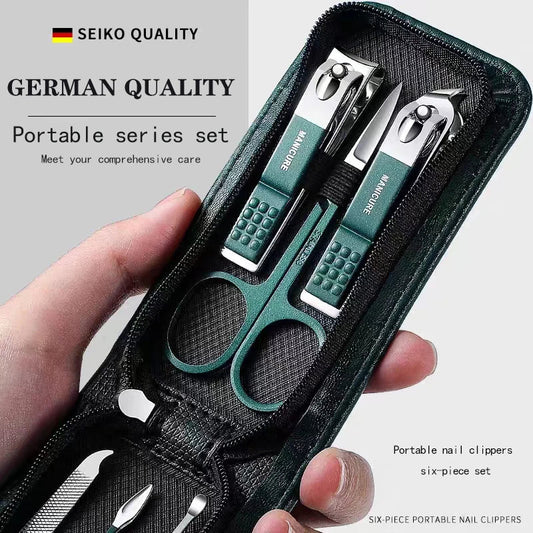 Nail Scissors Set Household High End Mens And Womens Special Nail Clippers Manicure Beauty Tools 6 Piece Portable Household - FitHealthHavenFitHealthHavenFitHealthHaven14:175green 6piece setgreen 6piece setNail Scissors Set Household High End Mens And Womens Special Nail Clippers Manicure Beauty Tools 6 Piece Portable Household