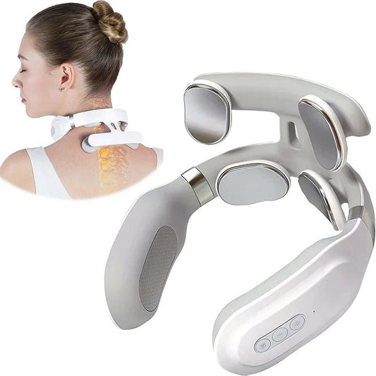 Neck Massage Machine 4 Head And Neck Protection Heating Machines Breathing Light Vibration Hot Compress Cervical Spine Machine - FitHealthHavenFitHealthHavenFitHealthHaven14:200002130IvoryNeck Massage Machine 4 Head And Neck Protection Heating Machines Breathing Light Vibration Hot Compress Cervical Spine Machine