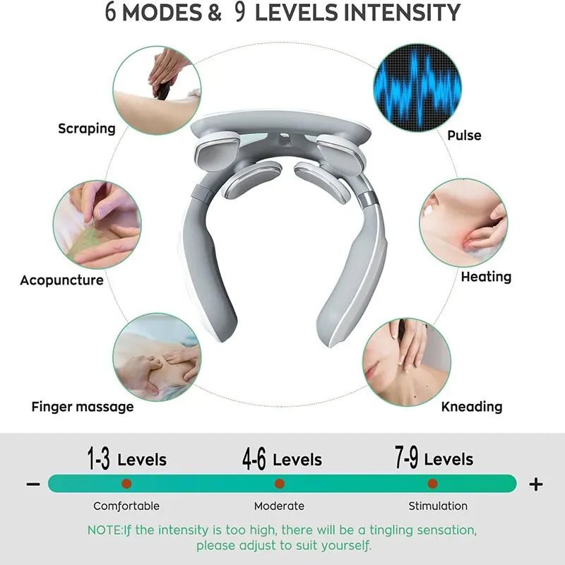 Neck Massage Machine 4 Head And Neck Protection Heating Machines Breathing Light Vibration Hot Compress Cervical Spine Machine - FitHealthHavenFitHealthHavenFitHealthHaven14:200002130IvoryNeck Massage Machine 4 Head And Neck Protection Heating Machines Breathing Light Vibration Hot Compress Cervical Spine Machine