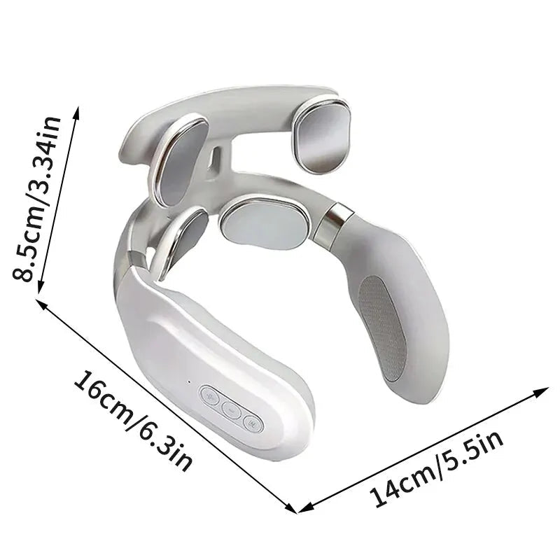 Neck Massage Machine 4 Head And Neck Protection Heating Machines Breathing Light Vibration Hot Compress Cervical Spine Machine - FitHealthHavenFitHealthHavenFitHealthHaven14:200002130IvoryNeck Massage Machine 4 Head And Neck Protection Heating Machines Breathing Light Vibration Hot Compress Cervical Spine Machine