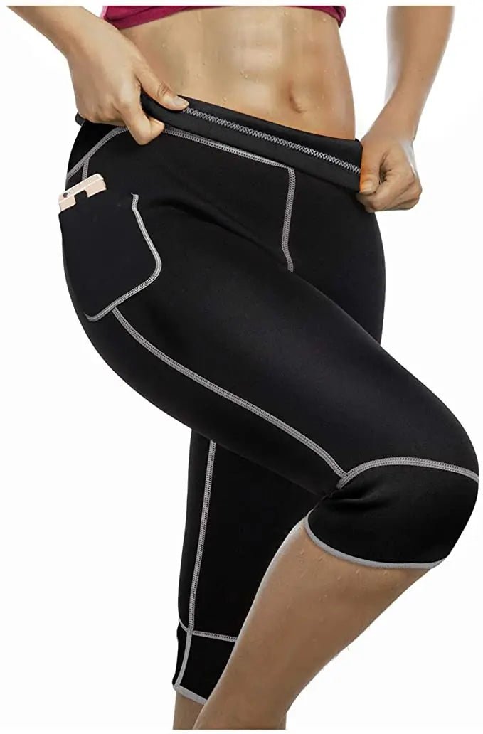 Neoprene Sauna Sweat Pants with Pocket for Women, Slimming Shorts, Compression Leggings, Body Shaper, Workout, Running, Hot - FitHealthHavenFitHealthHavenFitHealthHaven14:366;5:100014064YELLOWSNeoprene Sauna Sweat Pants with Pocket for Women, Slimming Shorts, Compression Leggings, Body Shaper, Workout, Running, Hot