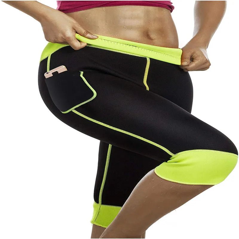 Neoprene Sauna Sweat Pants with Pocket for Women, Slimming Shorts, Compression Leggings, Body Shaper, Workout, Running, Hot - FitHealthHavenFitHealthHavenFitHealthHaven14:366;5:100014064YELLOWSNeoprene Sauna Sweat Pants with Pocket for Women, Slimming Shorts, Compression Leggings, Body Shaper, Workout, Running, Hot