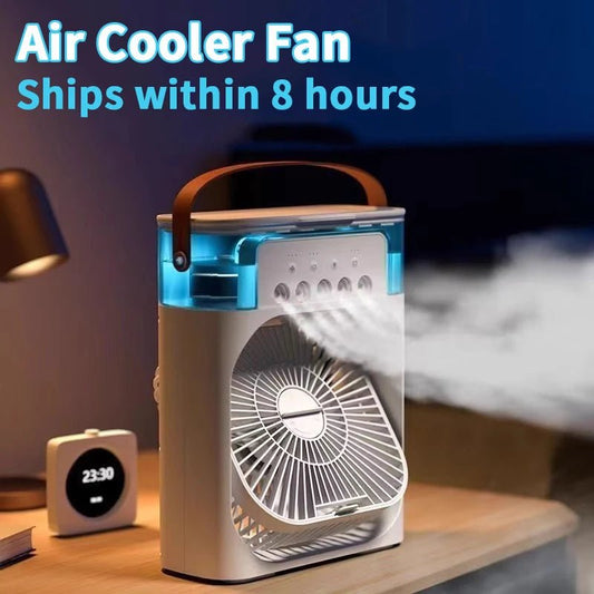New 3 In 1 Fan AIr Conditioner Household Mini Air Cooler LED Night Light Portable Humidifier Air Adjustment Fan Office Home Fan - FitHealthHavenFitHealthHavenFitHealthHaven14:691WhiteWhiteNew 3 In 1 Fan AIr Conditioner Household Mini Air Cooler LED Night Light Portable Humidifier Air Adjustment Fan Office Home Fan