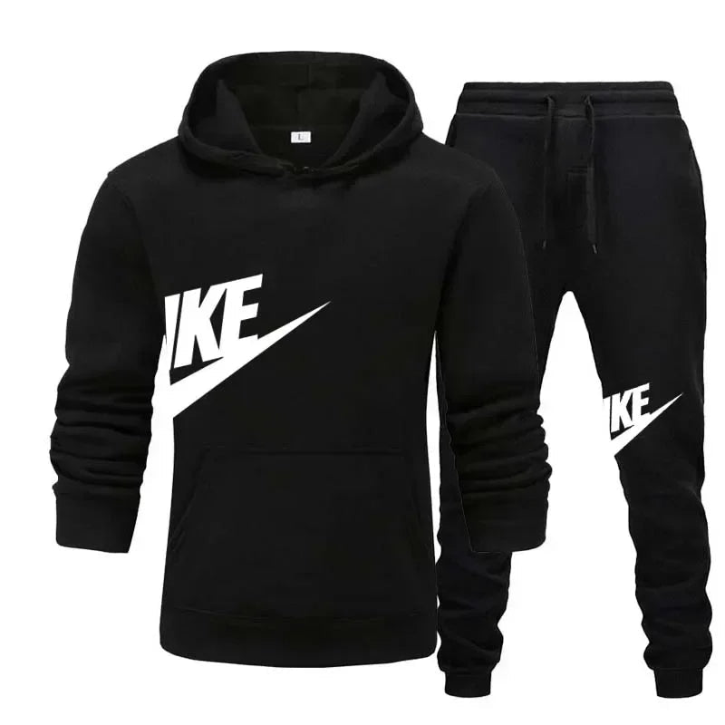 New men's casual fitness and running sportswear for autumn and winter, fashionable printed loose hooded pullover + long pants se - FitHealthHavenFitHealthHavenFitHealthHaven14:1936;5:41826XXLNew men's casual fitness and running sportswear for autumn and winter, fashionable printed loose hooded pullover + long pants se