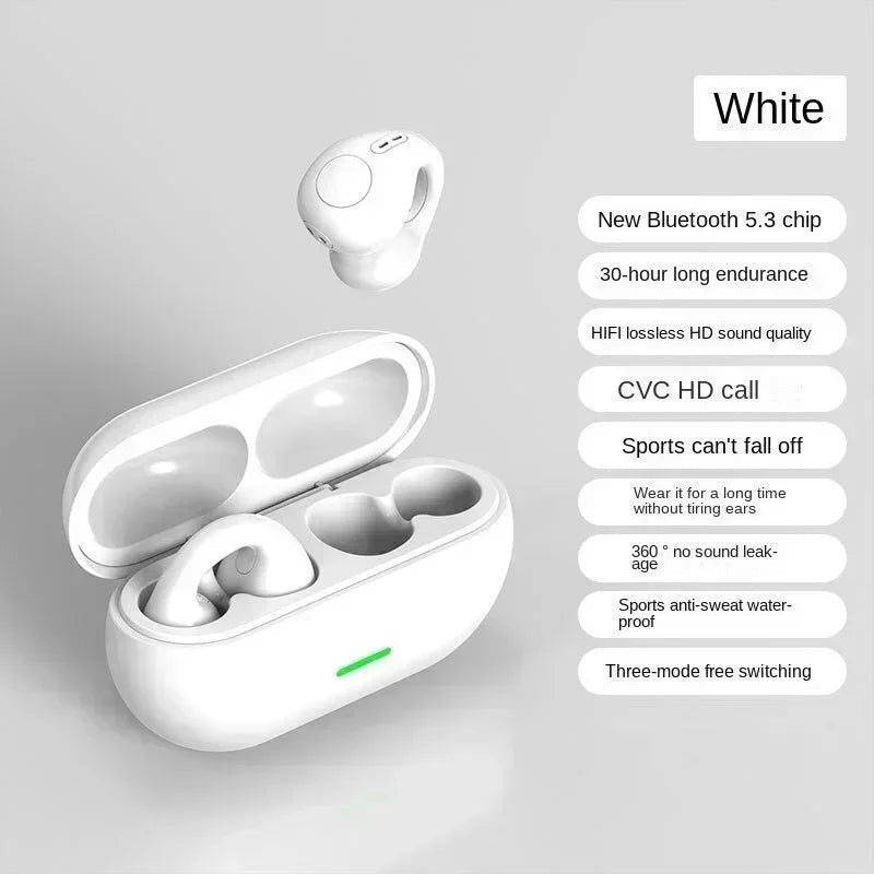 New Original T75 Bone Conduction Wireless Bluetooth 5.3 Headphones Sports Earphones HiFi Sound Quality Waterproof TWS Headset - FitHealthHavenFitHealthHavenFitHealthHaven14:10whitewhiteNew Original T75 Bone Conduction Wireless Bluetooth 5.3 Headphones Sports Earphones HiFi Sound Quality Waterproof TWS Headset