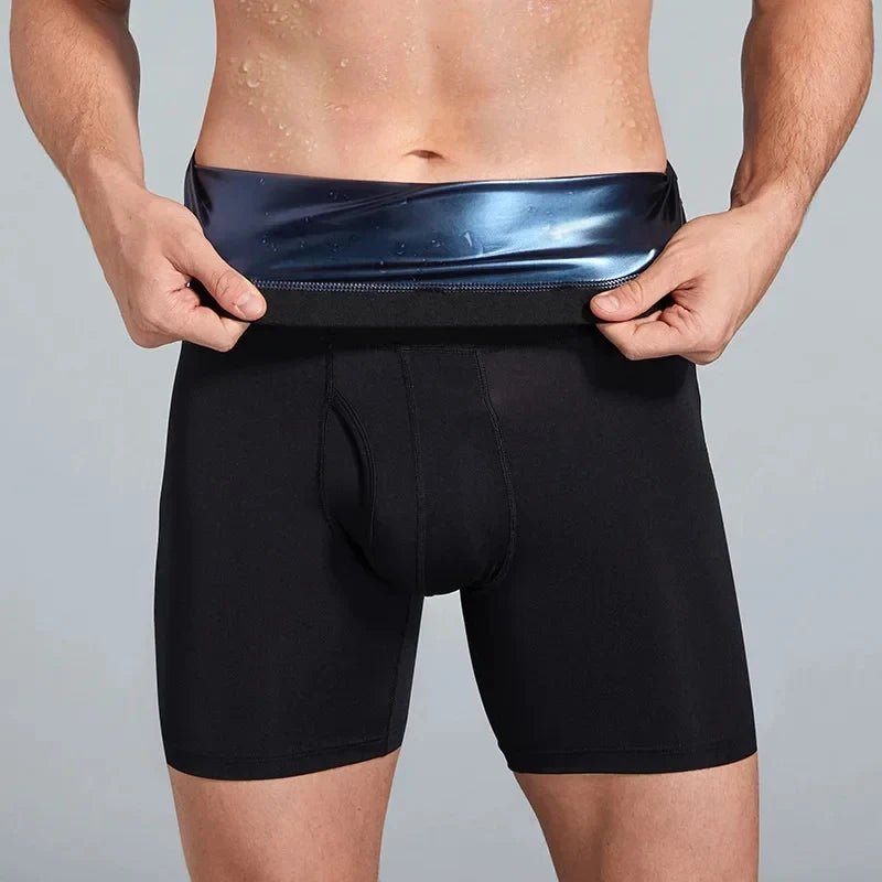 NEW Sweat Sauna Shorts Men's Fat Burning Waist Trainer High Waist Fitness Running Sports Underwear Slimming Pants Body Shapewear - FitHealthHavenFitHealthHavenFitHealthHaven14:193Blue;5:2000003222XLBlue2XLNEW Sweat Sauna Shorts Men's Fat Burning Waist Trainer High Waist Fitness Running Sports Underwear Slimming Pants Body Shapewear