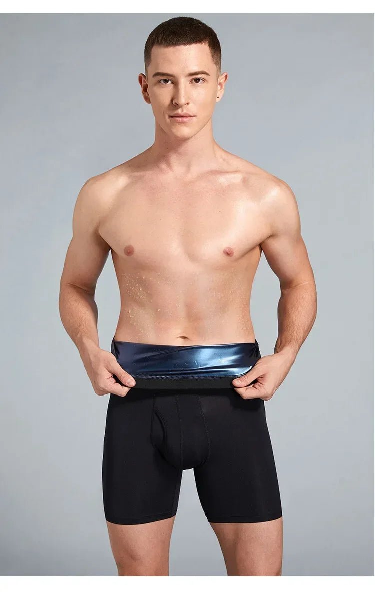 NEW Sweat Sauna Shorts Men's Fat Burning Waist Trainer High Waist Fitness Running Sports Underwear Slimming Pants Body Shapewear - FitHealthHavenFitHealthHavenFitHealthHaven14:193Blue;5:2000003222XLBlue2XLNEW Sweat Sauna Shorts Men's Fat Burning Waist Trainer High Waist Fitness Running Sports Underwear Slimming Pants Body Shapewear