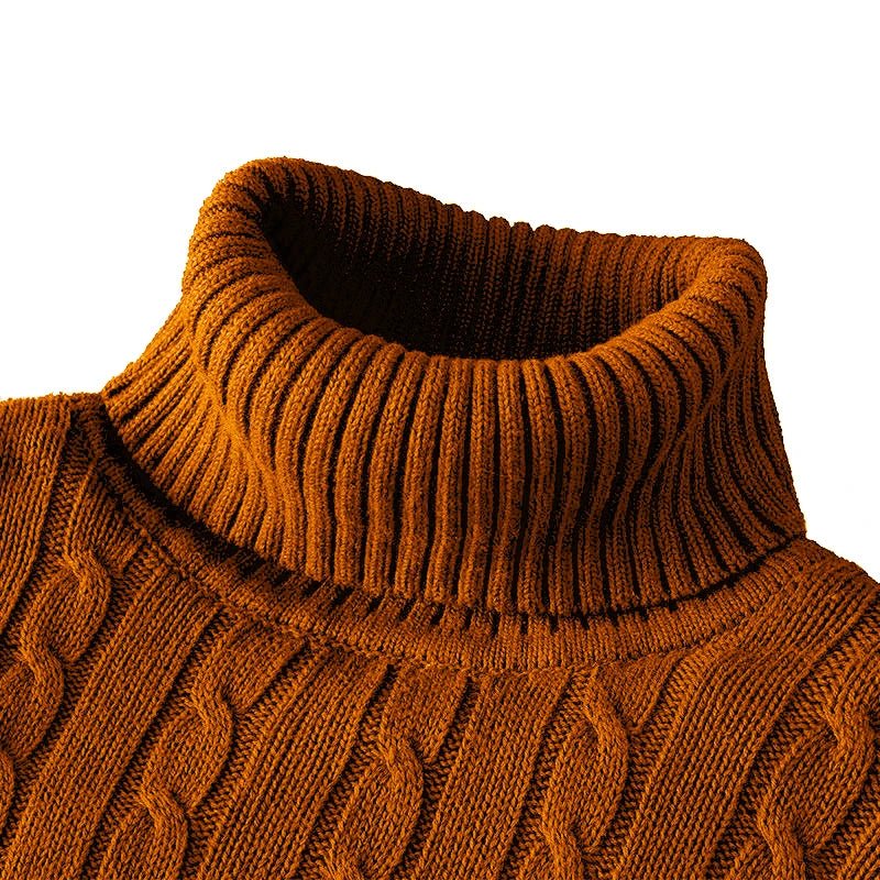 New Turtleneck Sweater Casual Men's Rollneck Knitted Sweater Keep Warm Men Jumper Woolen Sweater - FitHealthHavenFitHealthHavenFitHealthHaven14:202520811Brown;5:4183Asian 3XL(70-95Kg)BrownAsian 3XL(70-95Kg)New Turtleneck Sweater Casual Men's Rollneck Knitted Sweater Keep Warm Men Jumper Woolen Sweater