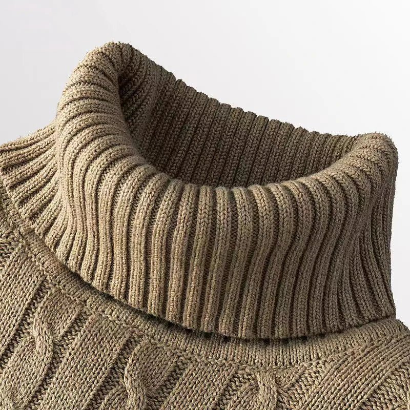 New Turtleneck Sweater Casual Men's Rollneck Knitted Sweater Keep Warm Men Jumper Woolen Sweater - FitHealthHavenFitHealthHavenFitHealthHaven14:1254Beige;5:4183Asian 3XL(70-95Kg)BeigeAsian 3XL(70-95Kg)New Turtleneck Sweater Casual Men's Rollneck Knitted Sweater Keep Warm Men Jumper Woolen Sweater