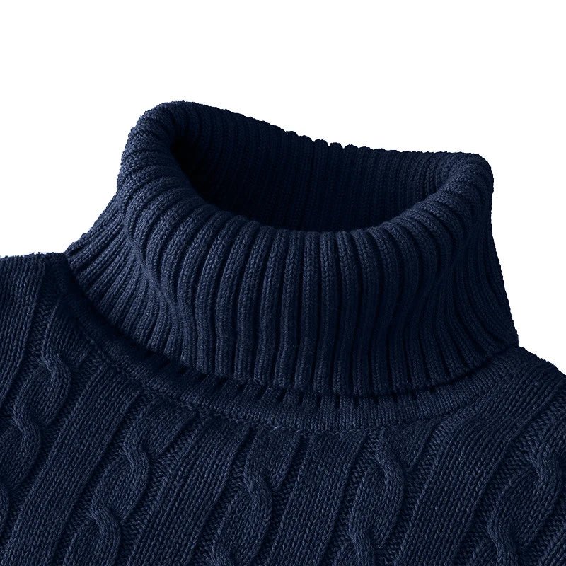 New Turtleneck Sweater Casual Men's Rollneck Knitted Sweater Keep Warm Men Jumper Woolen Sweater - FitHealthHavenFitHealthHavenFitHealthHaven14:200004891Navy;5:4183Asian 3XL(70-95Kg)NavyAsian 3XL(70-95Kg)New Turtleneck Sweater Casual Men's Rollneck Knitted Sweater Keep Warm Men Jumper Woolen Sweater