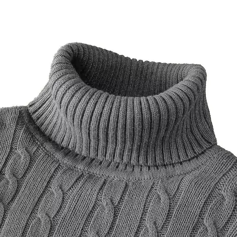 New Turtleneck Sweater Casual Men's Rollneck Knitted Sweater Keep Warm Men Jumper Woolen Sweater - FitHealthHavenFitHealthHavenFitHealthHaven14:200004890Dark Gray;5:361386Asian M(45-60Kg)Dark GrayAsian M(45-60Kg)New Turtleneck Sweater Casual Men's Rollneck Knitted Sweater Keep Warm Men Jumper Woolen Sweater