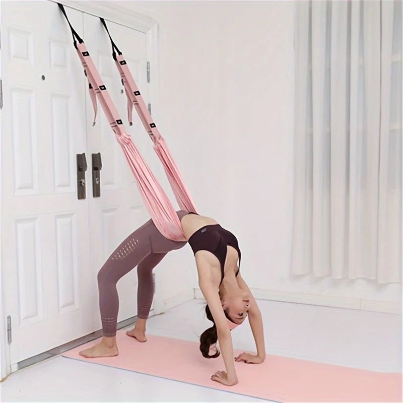 Open Shoulder And Beautiful Back Fitness Equipment Aerial Yoga Rope Lower Waist Device, One Aerial Yoga Rope For Flexibility - FitHealthHavenFitHealthHavenFitHealthHaven14:1052Pink;200007763:201336106PinkUnited StatesOpen Shoulder And Beautiful Back Fitness Equipment Aerial Yoga Rope Lower Waist Device, One Aerial Yoga Rope For Flexibility