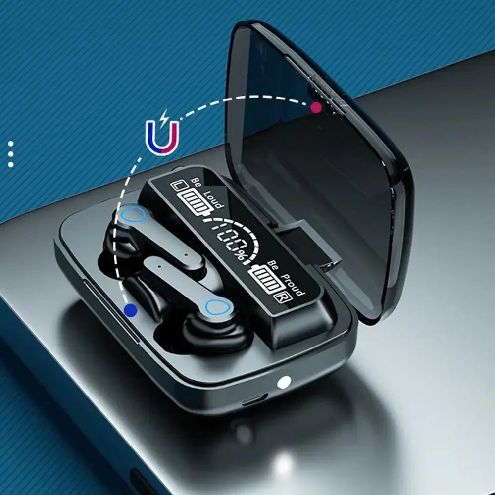 Original M19 Bluetooth Headset Wireless In-Ear Sports Intelligente Touch Led Displaymirror Warehouse Charging Treasure Earphone - FitHealthHavenFitHealthHavenFitHealthHaven14:193blackOriginal M19 Bluetooth Headset Wireless In-Ear Sports Intelligente Touch Led Displaymirror Warehouse Charging Treasure Earphone