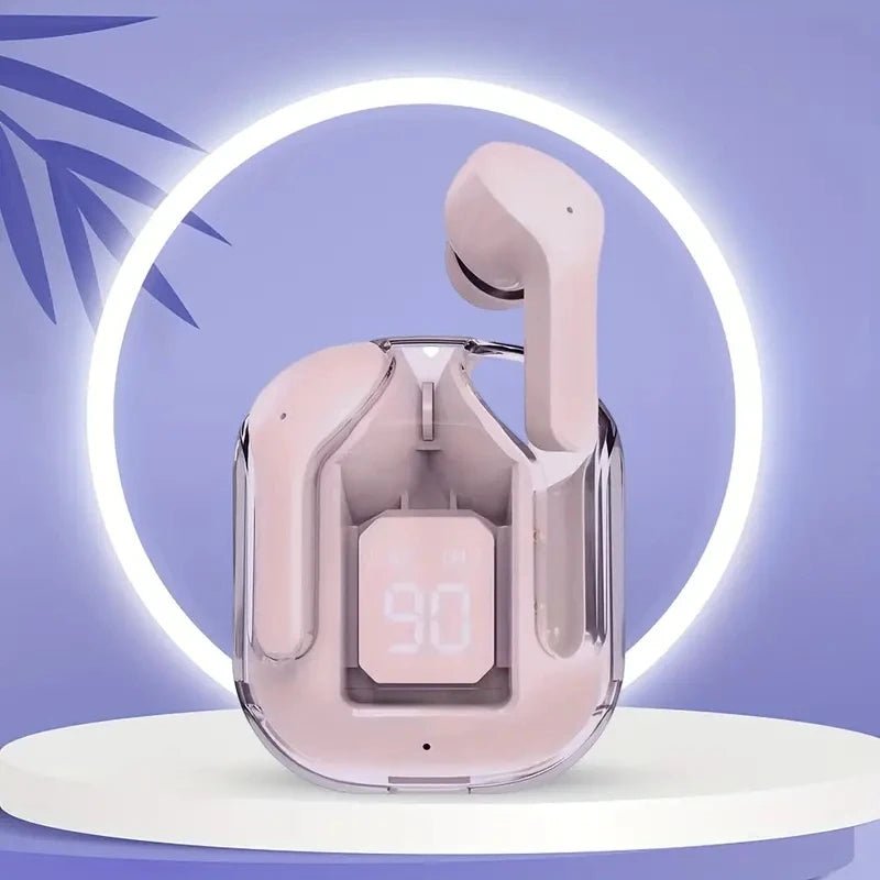 Original T2 Wireless Bluetooth Earphone Transparent HIFI Headphones LED Power Digital Display Stereo Sound Earphones for Xiaomi - FitHealthHavenFitHealthHavenFitHealthHaven14:1052PinkOriginal T2 Wireless Bluetooth Earphone Transparent HIFI Headphones LED Power Digital Display Stereo Sound Earphones for Xiaomi