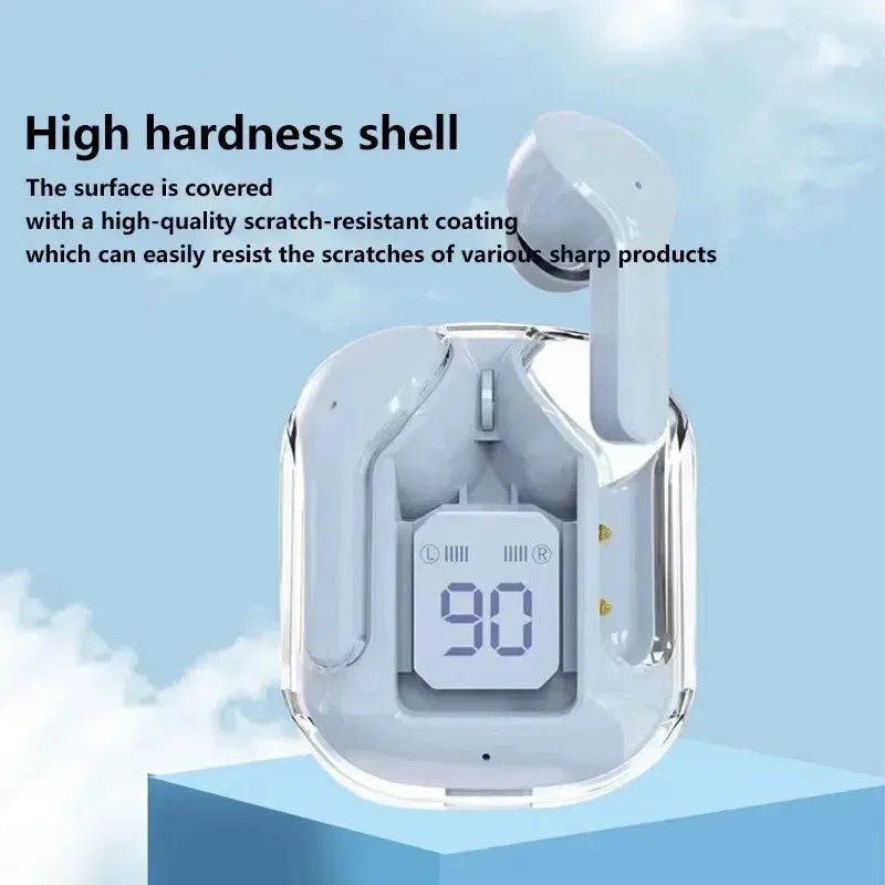 Original T2 Wireless Bluetooth Earphone Transparent HIFI Headphones LED Power Digital Display Stereo Sound Earphones for Xiaomi - FitHealthHavenFitHealthHavenFitHealthHaven14:1052PinkOriginal T2 Wireless Bluetooth Earphone Transparent HIFI Headphones LED Power Digital Display Stereo Sound Earphones for Xiaomi