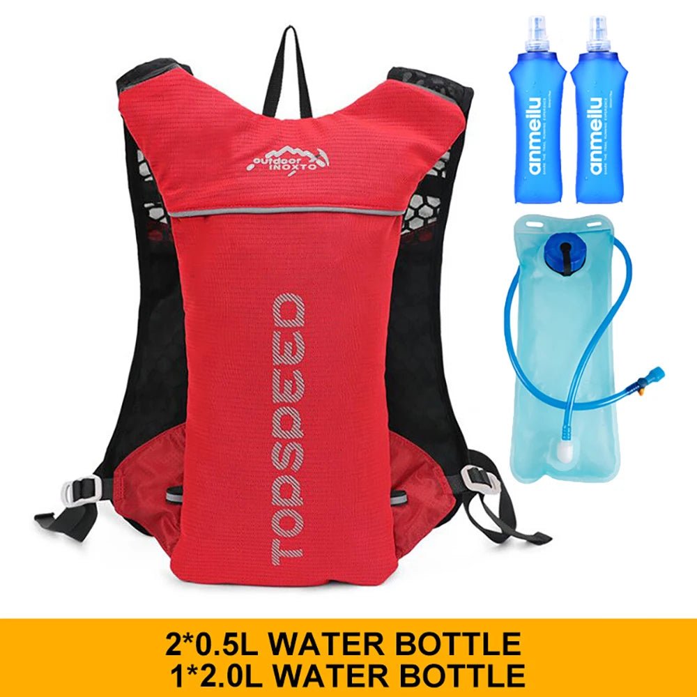 Outdoor Trail Running 5L Ultralight Backpack Hydration Jogging Vest Men Breathable Marathon Bicycle Bag Water Bottle 500ML - FitHealthHavenFitHealthHavenFitHealthHaven14:201456606Red2lwater Bag500Red2lwater Bag500Outdoor Trail Running 5L Ultralight Backpack Hydration Jogging Vest Men Breathable Marathon Bicycle Bag Water Bottle 500ML
