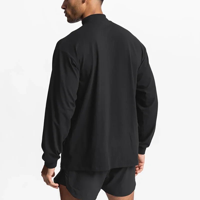 Oversized Long Sleeve Running T-shirts Mens Turtleneck Dropped Shoulder Loose Sports Fitness T Shirt Gym Bodybuilding Tops Tees - FitHealthHavenFitHealthHavenFitHealthHaven14:193;5:100014065blackXLOversized Long Sleeve Running T-shirts Mens Turtleneck Dropped Shoulder Loose Sports Fitness T Shirt Gym Bodybuilding Tops Tees