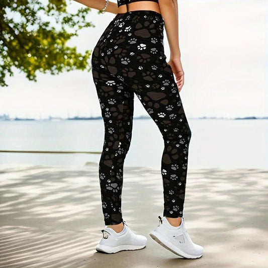PD43 European and American Casual High Elastic Bottom Pants with Printed Small Feet and Claw Printed Pants for External Wear - FitHealthHavenFitHealthHavenFitHealthHaven14:193;5:361386MblackPD43 European and American Casual High Elastic Bottom Pants with Printed Small Feet and Claw Printed Pants for External Wear