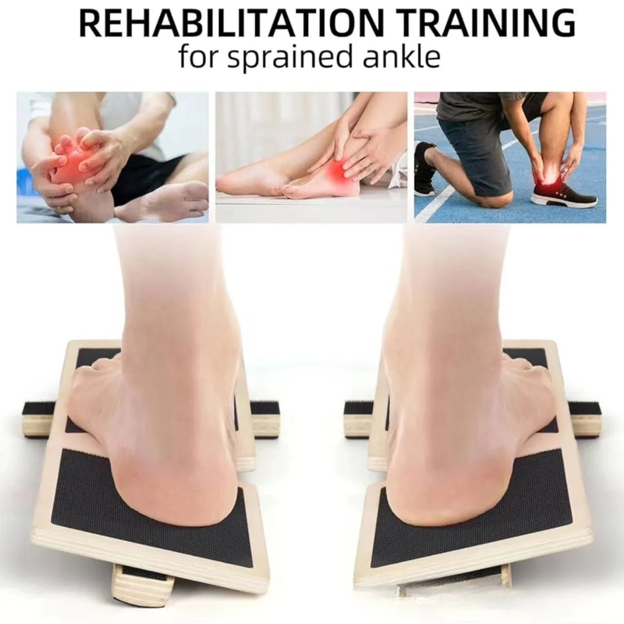 Physical Therapy Posture Corrector Single Foot Balance Board Ankle Strengthener Exerciser Sprained Non-slip Wood Wobble Board - FitHealthHavenFitHealthHavenFitHealthHaven14:6911 set wood1 set woodPhysical Therapy Posture Corrector Single Foot Balance Board Ankle Strengthener Exerciser Sprained Non-slip Wood Wobble Board